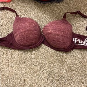 Pink bra